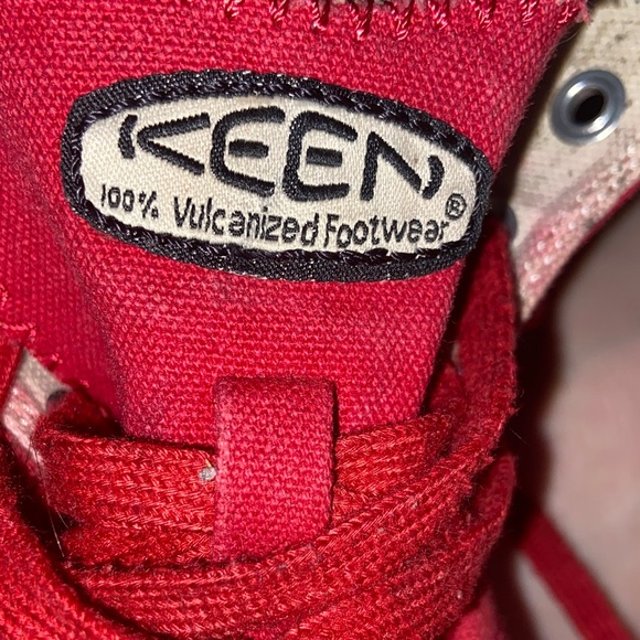 Keen Crimson Canvas Sneakers Kids Size 3 (big kid) - Picture 8 of 12
